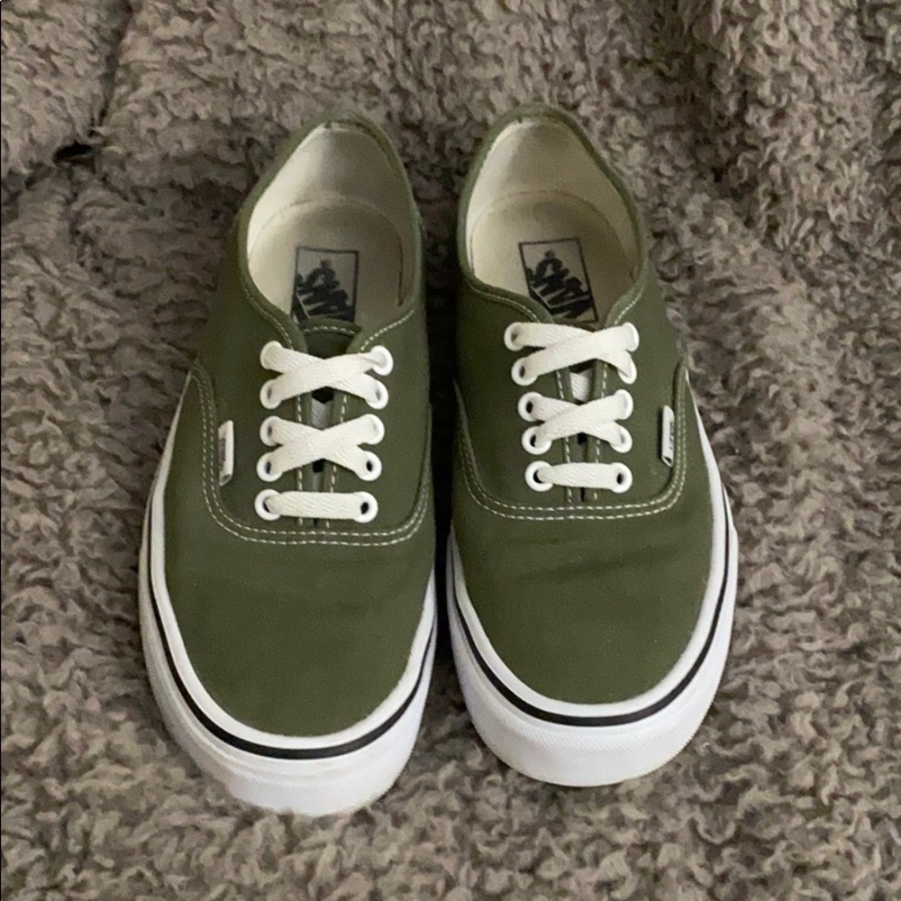 Olive green vans